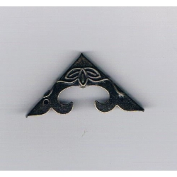 Narożnik 3x3cm metalowy 3x3cm , grubość 4mm    ( C044 ) , cena 1szt  , el.introligatorskie / okucia metalowe  do pudełek